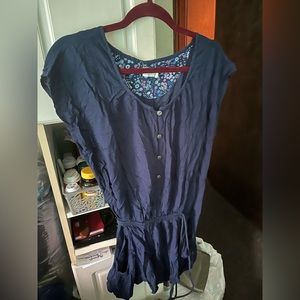 Selena Gomez dream out loud clothing line navy romper size large